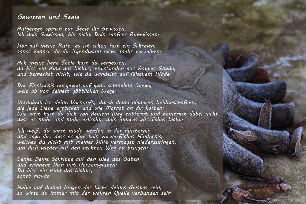 lavijoli poesie - gewissen und seele